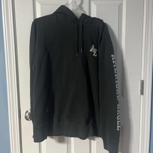 American Eagle Men's Gray Hoodie - L